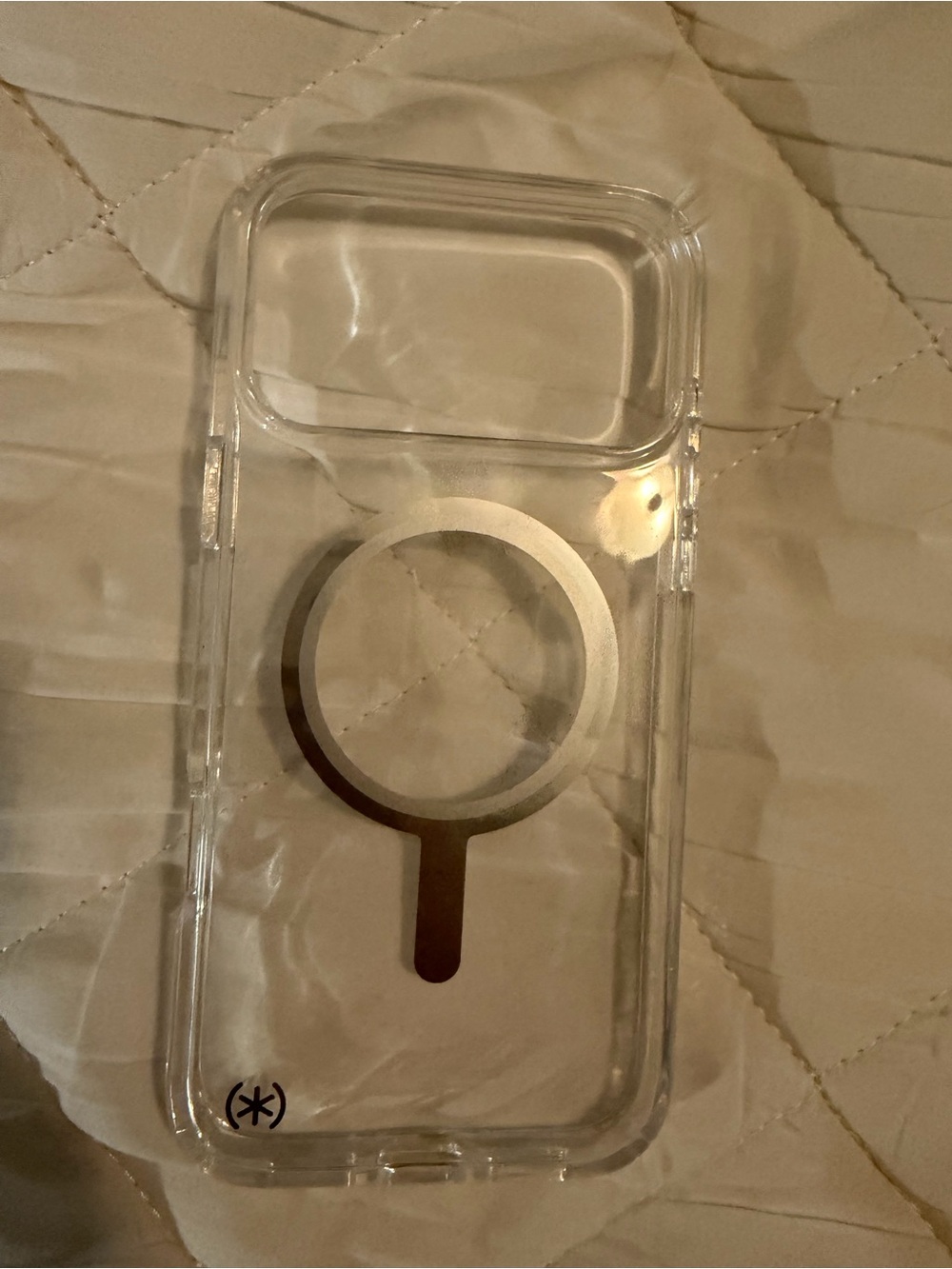 speck Clear MagSafe-Compatible iPhone Case - Clear/Transparent with MagSafe Ring